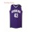 Men's #43 Embroidered Basketball Jersey - Breathable Polyester V-Neck Tank Top, Loose Fit Machine Washable for Training, Games & Casual Wear - Purple Sizes S-3XL, Athletic Clothing | Casual Sports Apparel | Durable Sportswear