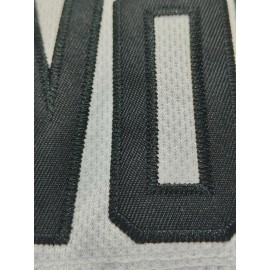 Men'S #00 Embroidery White ice hockey Sport Jersey : V-neck short sleeves Breathable Sports Uniform For Training Competition