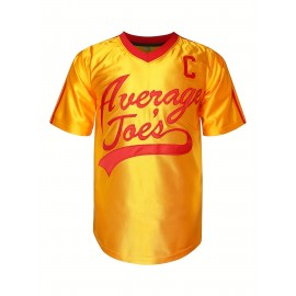 1pc LAFLEUR 16 Retro Vibrant Yellow Sports Jersey - Embroidered Lettering, Breathable & Moisture-Wicking Polyester, V-Neck, Short Sleeve, Loose Fit for Casual, Streetwear, Team Sports, Party - Unisex Adult & Youth Football Top