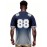 Men's Dallas #88 Polyester Football Jersey, V-Neck Short Sleeve Sports Shirt, Breathable Moisture Wicking Knit Fabric, Casual Outdoor Hiking & Training Top, Regular Fit for Adults & Teens, Spring/Summer/Fall - Machine Washable