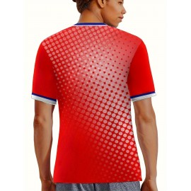 Women's Plus Size Croatia Soccer Jersey - Patriotic Red & Blue V-Neck, Breathable & Lightweight Polyester Sports Tee with Croatian Flag & 