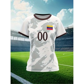 Customizable Women'S Soccer Jersey - Personalized Name & Number, Red Camo Design, Soft Fabric, Round Neck, Summer Sports & Casual Wear, Soccer Accessories