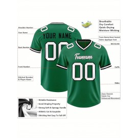 Custom Football Jersey Personalized with Team Name & Number - Women's Large Size Sports Shirt, Navy Blue & Red Color Scheme, Non-Stretch Fabric for Soccer, Team Uniforms, Gifts - Easy-Care Athletic Apparel, Sleeve Stripes, Detailing