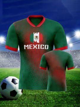 Professional Sports Fabric Women's Creative Graphic Print South American National Team Football Jersey T-Shirt, As Gifts For Sports Fans