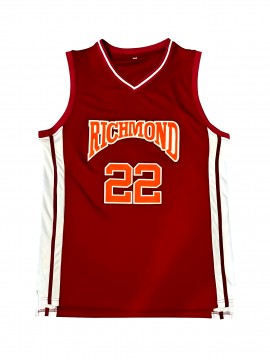 22 Men's Basketball Jersey Sports Training Jersey Red Breathable Comfortable Vest S-3XL