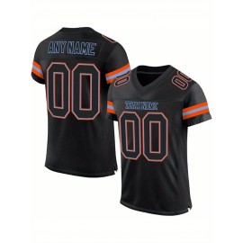 Customized blank football jerseys, multi-color, personalized printed names, numbers and logos for sports shirts, custom football jerseys, breathable sports patterns, suitable for sports teams, parties or couple outfits